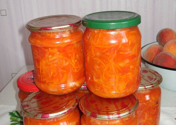 Рецепты салатов на зиму