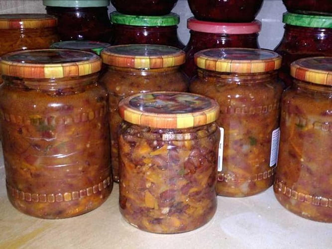 Рецепты салатов на зиму