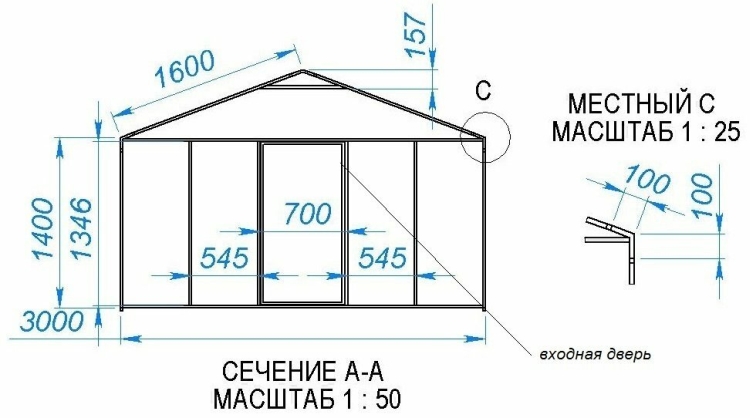 Теплица своими руками чертежи схемы пошагово