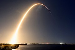 SpaceX посадила ступень Falcon 9 в районе Багамских островов